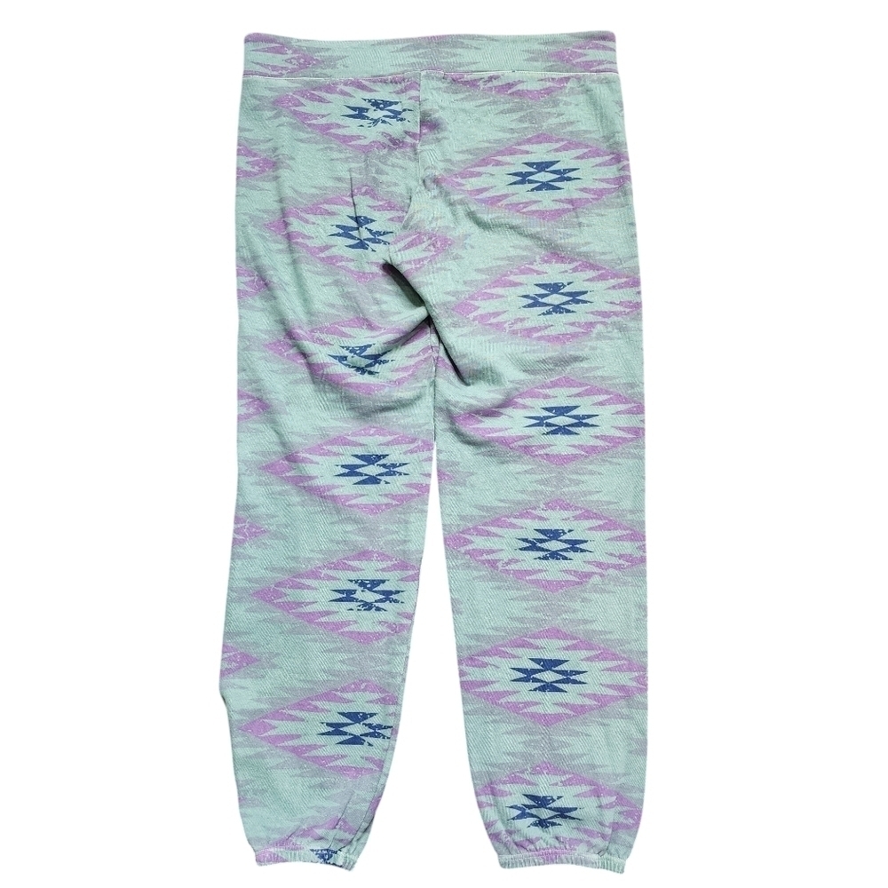 Monrow Aztec Pattern Joggers Size Medium - Picture 2 of 5